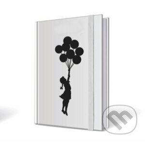 Banksy Girl with Baloons Notebook A6 - CMA Group