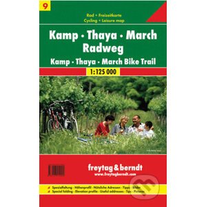 Cyklomapa Kamp-Thaya-March Radweg 1:125 000 - freytag&berndt