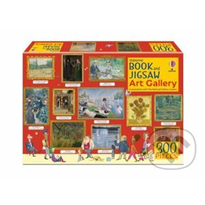 Book and Jigsaw Art Gallery - Rosie Dickins, Fred Blunt (ilustrátor)