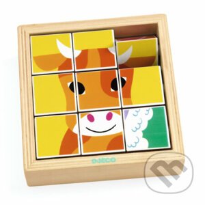Pretáčacie puzzle: Animoroll - Djeco