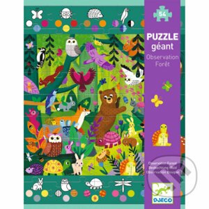 Obrovské puzzle: Objavovanie lesa - Djeco