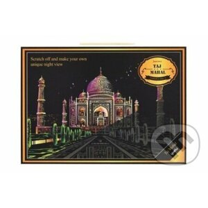 Škrábací obrázek barevný Taj Mahal - Bonaparte