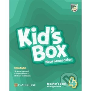 Kid´s Box New Generation 4: Teacher´s Book with Digital Pack British English - Caroline Nixon, Michael Tomlinson, Simon Cupit