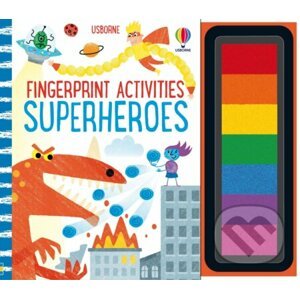 Fingerprint Activities: Superheroes - Fiona Watt, Candice Whatmore (ilustrátor)