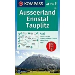 Ausseerland, Ennstal, Tauplitz 1:50 000 / turistická mapa KOMPASS 68 - Marco Polo