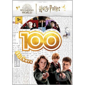 100 samolepek s omalovánkovými listy Harry Potter - Jiří Models