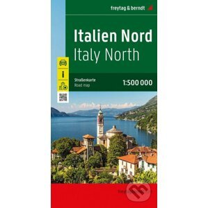 Severní Itálie 1:500 000 / silniční mapa - freytag&berndt