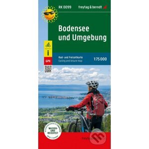 Bodamské jezero 1:75 000 / turistická a cykloturistická mapa - freytag&berndt