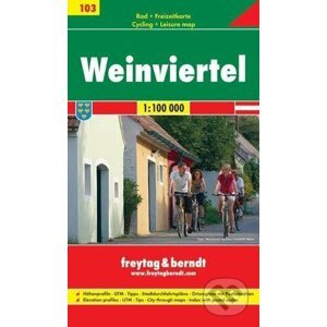 Weinviertel 1:100 000 - cyklomapa 103 - freytag&berndt