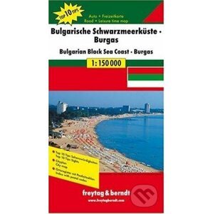 Bulharsko: Bulharské černomořské pobřeží, Burgas 1: 150 000 / Automapa - freytag&berndt