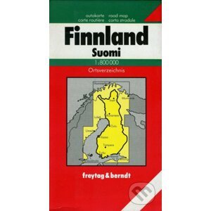 Finsko 1:800 000 Automapa / Suomi 1:800 000 - freytag&berndt