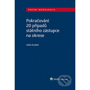 E-kniha Pokračování 20 případů státního zástupce na okrese - Adéla Rosůlek
