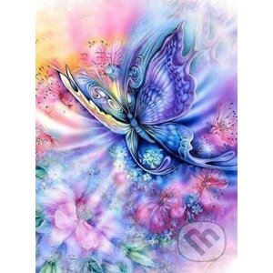 Diamantové malování - Barevný motýl - Figured Art