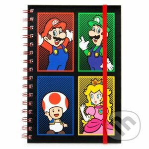 Zápisník Super Mario - 4 Colour - Pyramid International