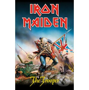 Textilný plagát - vlajka Iron Maiden: The Trooper - Iron Maiden