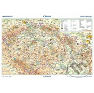 Česko - vlastivědná mapa, 1 : 1 100 000 - Kartografie Praha