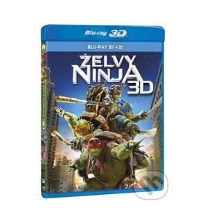 Želvy Ninja 3D Blu-ray3D