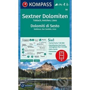 Sextener Dolomiten, Toblach, Innichen, Lienz 1:50 000 - Marco Polo