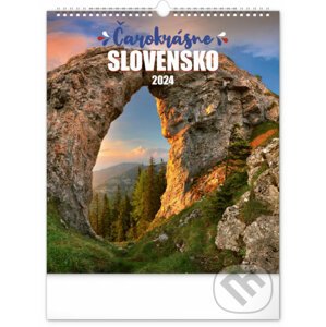 Nástenný kalendár Čarokrásne Slovensko 2024 - Notique
