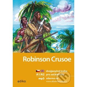 Robinson Crusoe A1/A2 - Daniel Defoe, Eliška Jirásková, Aleš Čuma (ilustrátor)