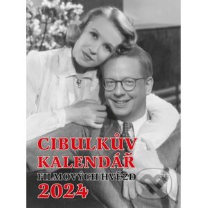 Cibulkův kalendář filmových hvězd 2024 (nástěnný) - Aleš Cibulka, Martin Vavřík (ilustrátor)