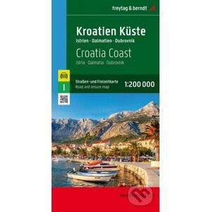 Chorvatské pobřeží 1:200 000 / automapa - freytag&berndt