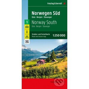 Norsko jih 1:250 000 / automapa - freytag&berndt