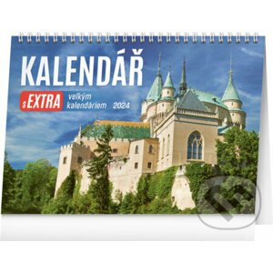 Stolní kalendář s extra velkým kalendáriem 2024 - Notique