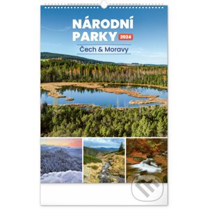 Nástěnný kalendář Národní parky Čech a Moravy 2024 - Notique