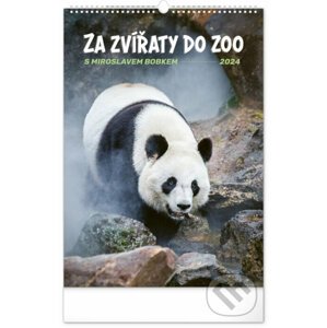Nástěnný kalendář Za zvířaty do zoo 2024 - Notique