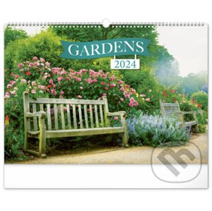 Nástěnný kalendář Zahrady 2024 - Notique