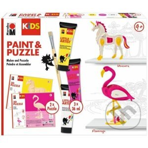 Marabu KiDS Little Artist Paint&Puzzle - Unicorn - Marabu