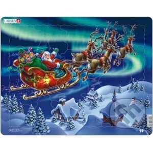 Puzzle Santa Claus and his sleigh - Timy Partners