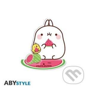 Molang 2D akrylová figúrka - Molang and watermelon - ABYstyle