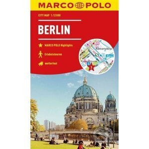 Berlín / mapa města (lamino) 1:12 000 - Marco Polo