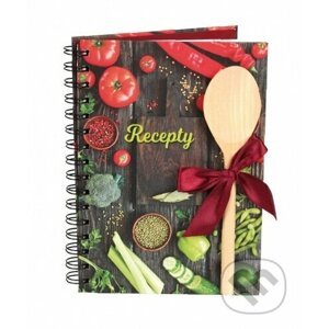 Kniha na recepty s vařečkou: Vegetables - Helma