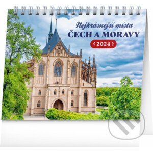 Stolní kalendář Nejkrásnější místa Čech a Moravy 2024 - Notique