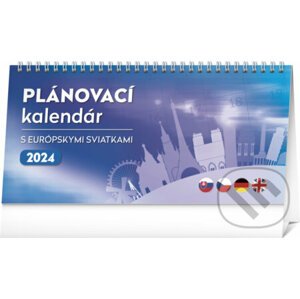 Stolový kalendár Plánovací s európskymi sviatkami 2024 - Notique
