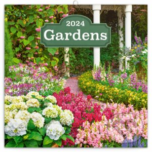 Poznámkový kalendár Gardens 2024 - Notique