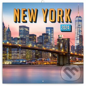 Poznámkový kalendár New York 2024 - Notique