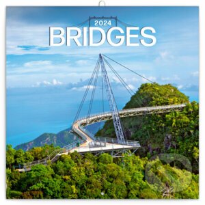 Poznámkový kalendár Bridges 2024 - Notique