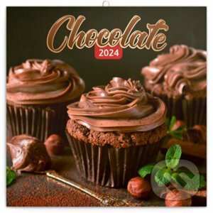 Poznámkový kalendár Chocolate 2024, voňavý - Notique