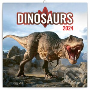 Poznámkový kalendár Dinosaurs 2024 - Notique