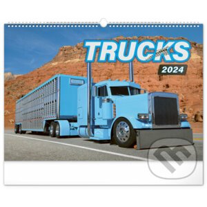 Nástěnný kalendář Trucks 2024 - Notique