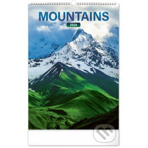 Nástěnný kalendář Mountains 2024 - Notique
