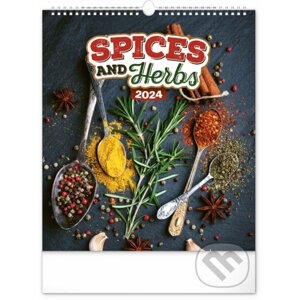 Nástěnný kalendář Spice and Herbs 2024 - Notique