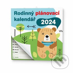 Nástěnný kalendář Rodinný plánovací 2 2024 - Baloušek