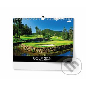 Nástěnný kalendář Golf české resorty 2024 - Baloušek