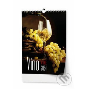 Nástěnný kalendář Víno 2024 - Baloušek