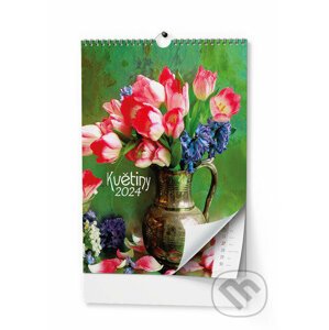 Nástěnný kalendář Květiny 2024 - Baloušek